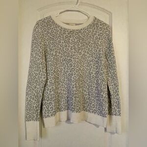 Leopard print sweater